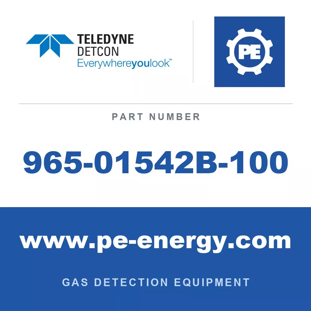 Teledyne Detcon 965-01542B-100 TP-524D-316SS Solid State MOS H2S Sensor Assembly in SS condulet