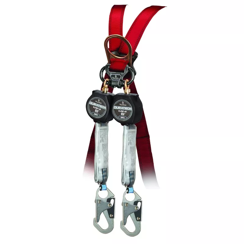 [USED-LIKE NEW] FallTech 72706TB1 Mini DuraTech 6′ Compact Web Self-Retracting Lifeline