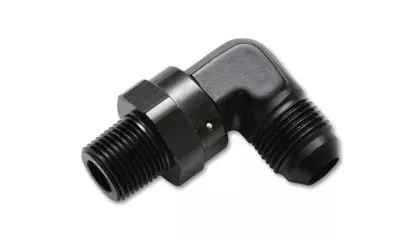 Vibrant -10AN to 3/8in NPT Male Swivel 90 Degree Adapter Fitting vib11359