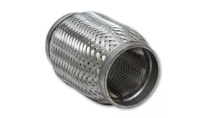 Vibrant SS Flex Coupling with Inner Braid Liner 2.25in inlet/outlet x 8in flex length vib62708