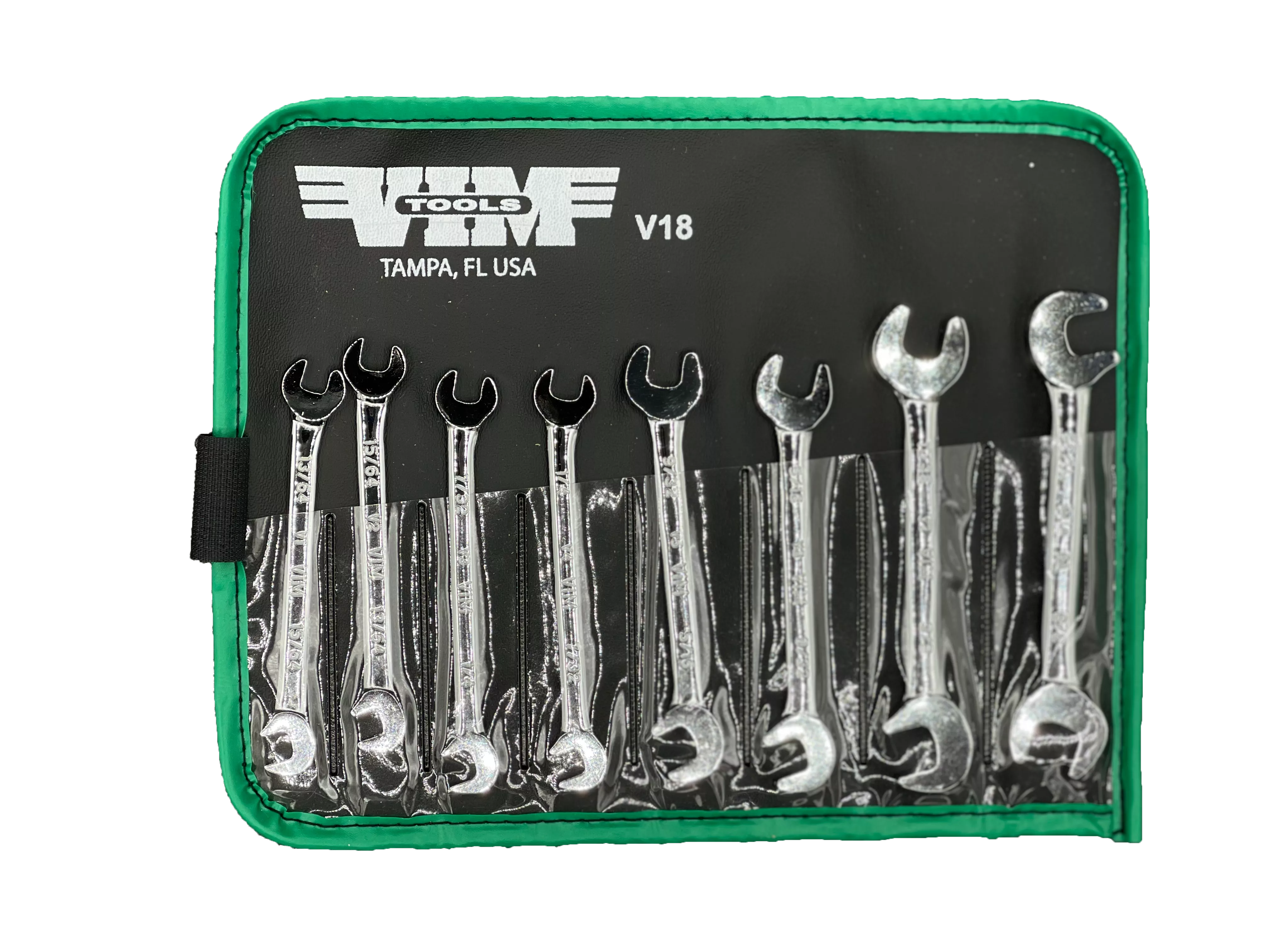 VIM Tools V18 | Ignition Wrench Set SAE - 8 Piece