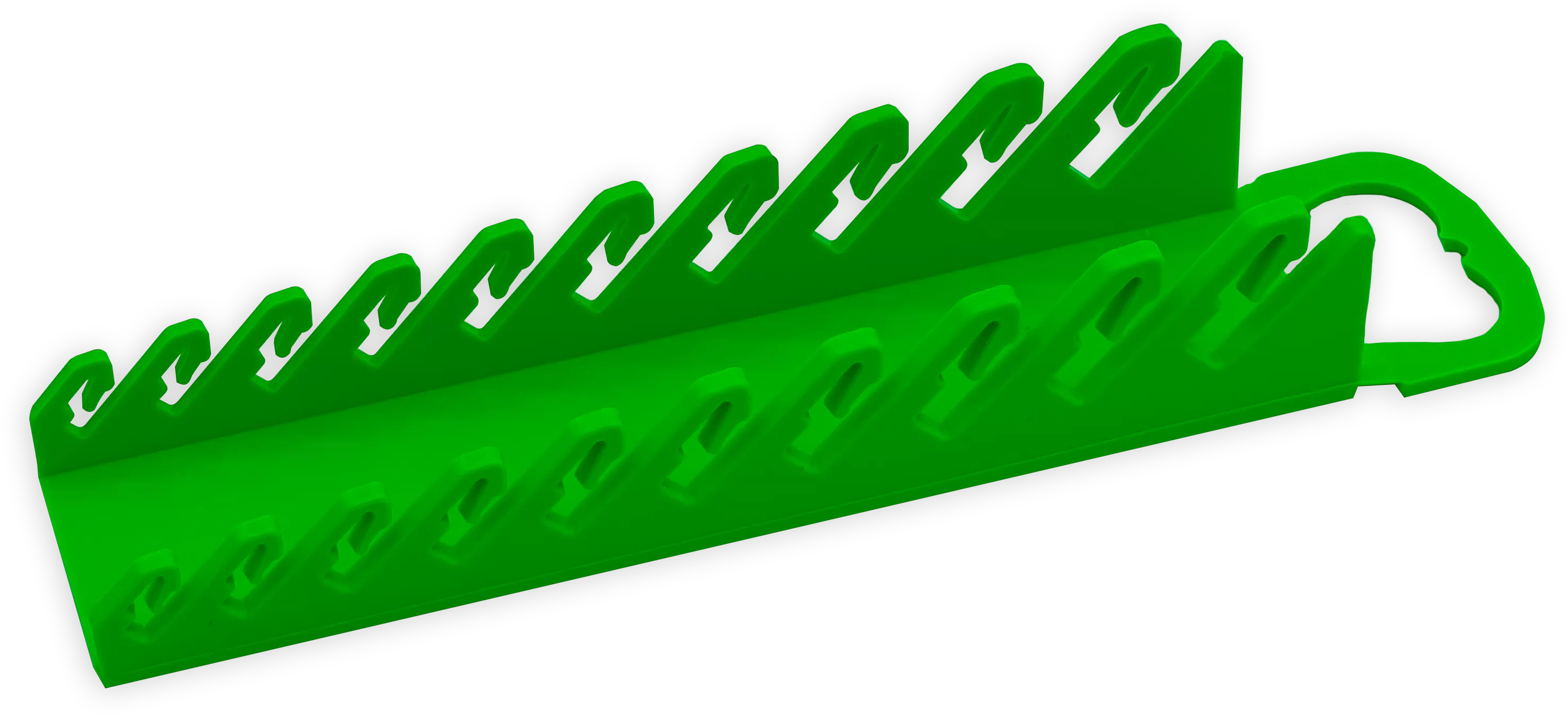 VIM Tools V512 | Wrench Gripper Rack, 10 Slots, Loop Handle