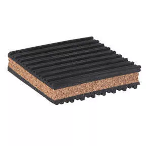 VPC4X4 Cork/Rubber Vibration Pad, 4X4