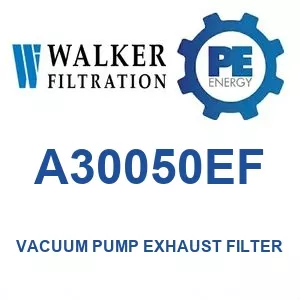 Walker A30050EF Alpha Series Vacuum Pump Exhaust Filter