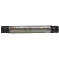 Welded Pipe Nipple 1/4 X 9 GALV STEEL NIPPLE
