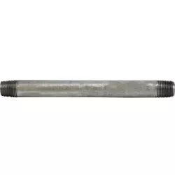 Welded Pipe Nipple 1/8 X 4 GALV STEEL NIPPLE