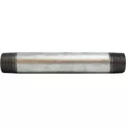 Welded Pipe Nipple 3/4 X 4 GALV STEEL NIPPLE
