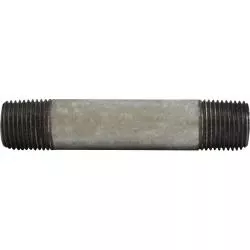 Welded Pipe Nipple 3/8 X 4 GALV STEEL NIPPLE