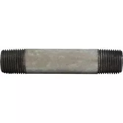 Welded Pipe Nipple 3/8 X 8 GALV STEEL NIPPLE