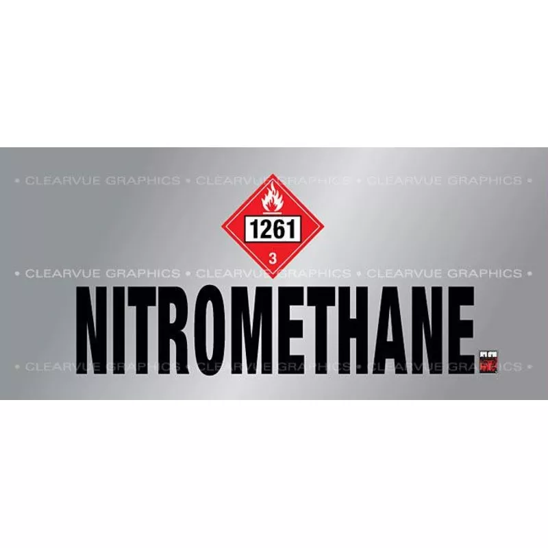 Window Graphic - 30x65 Nitromethane Chrome
