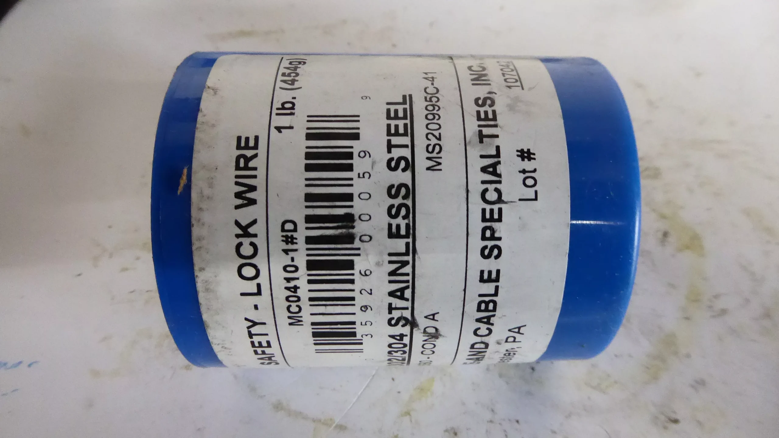 Wire and Cable Specialties MC0410-1 Safety Lock Wire