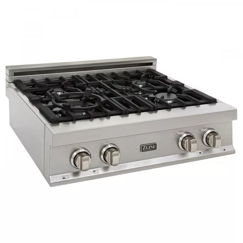 ZLINE 30″ Porcelain Rangetop, DuraSnow, Stainless Steel, RTS-30