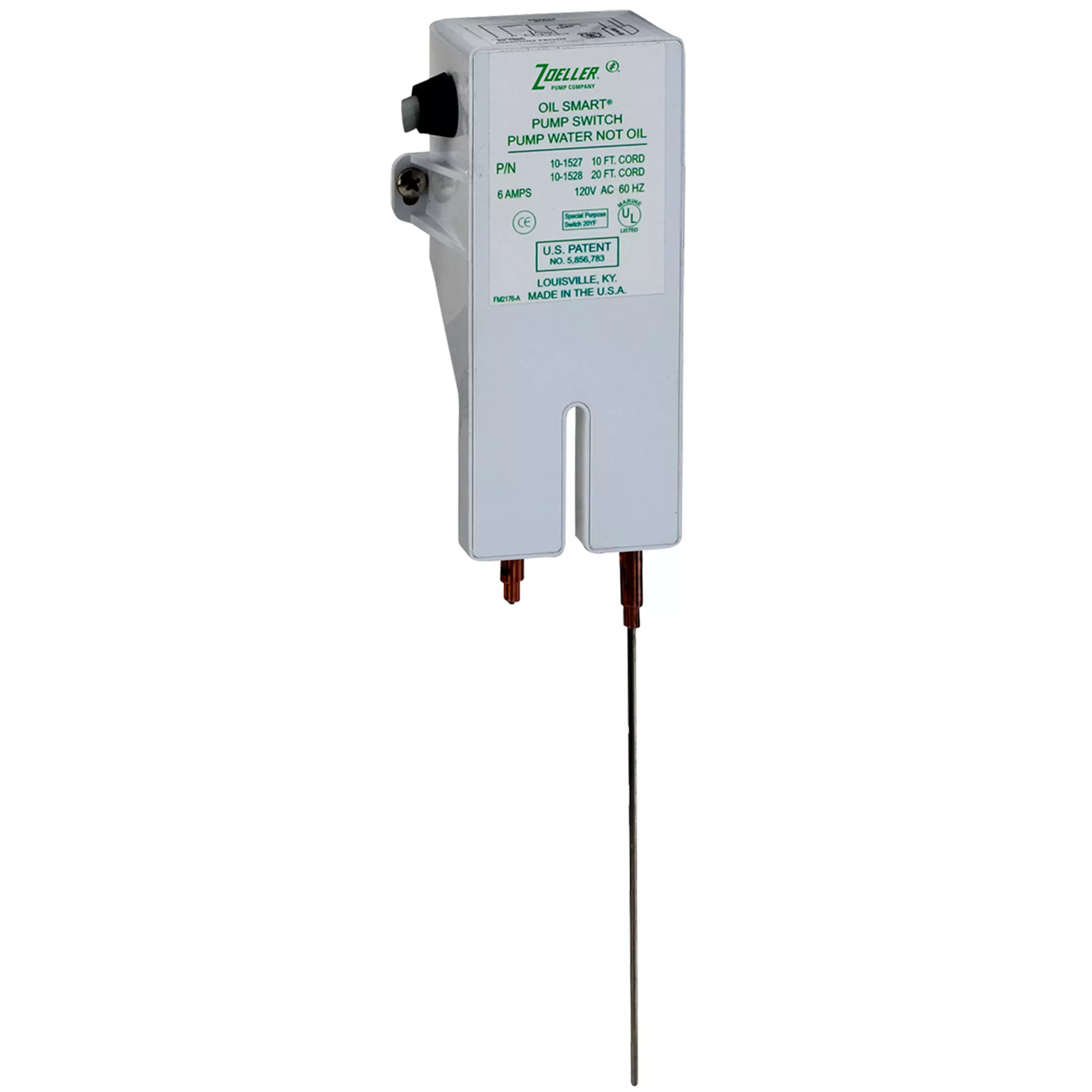 Zoeller 10-1528 Piggyback Pump Switch, 115 V, 1 ph