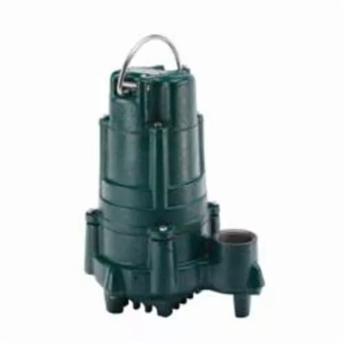 Zoeller 140-0002 Flow-Mate 140 Single Seal Submersible Pump, 86 gpm Flow Rate, 1-1/2 in NPT Outlet, 1 ph, 1 hp, Cast Iron