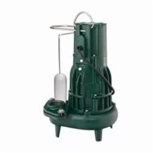 Zoeller 282-0001 Waste-Mate 280 1-Seal Submersible Sewage Pump, 1/2 hp, 115 VAC, 2 or 3 in FNPT Outlet, Cast Iron, 10.3 A, 1 ph