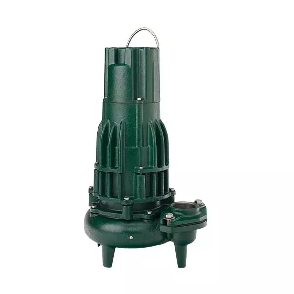 Zoeller 284-0004 Waste-Mate 280 1-Seal Non-Automatic/Manual Operation Submersible Sewage Pump, 1 hp, 230 VAC, 2 or 3 in FNPT Outlet, Cast Iron, 8.9 A, 1 ph