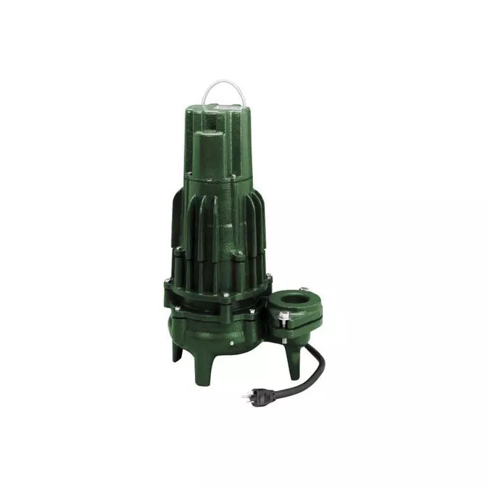 Zoeller 294-0004 Waste-Mate 290 1-Seal High-Head Non-Automatic/Manual Operation Submersible Sewage Pump, 1-1/2 hp, 230 VAC, 2 or 3 in FNPT Outlet, Cast Iron, 13.7 A, 1 ph